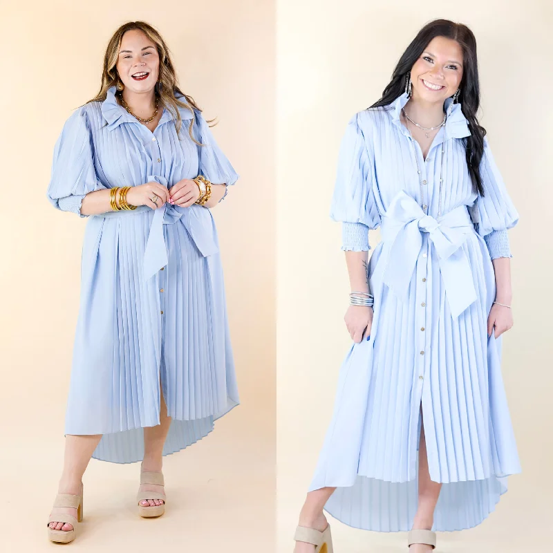 Emily McCarthy | Rowan Dress in Sail (Light Blue)