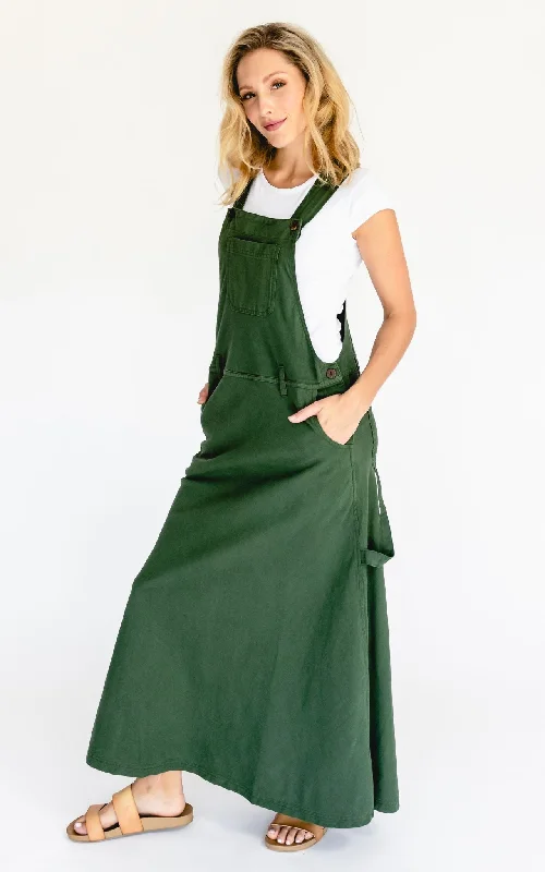 Overall Maxi Dress - Green