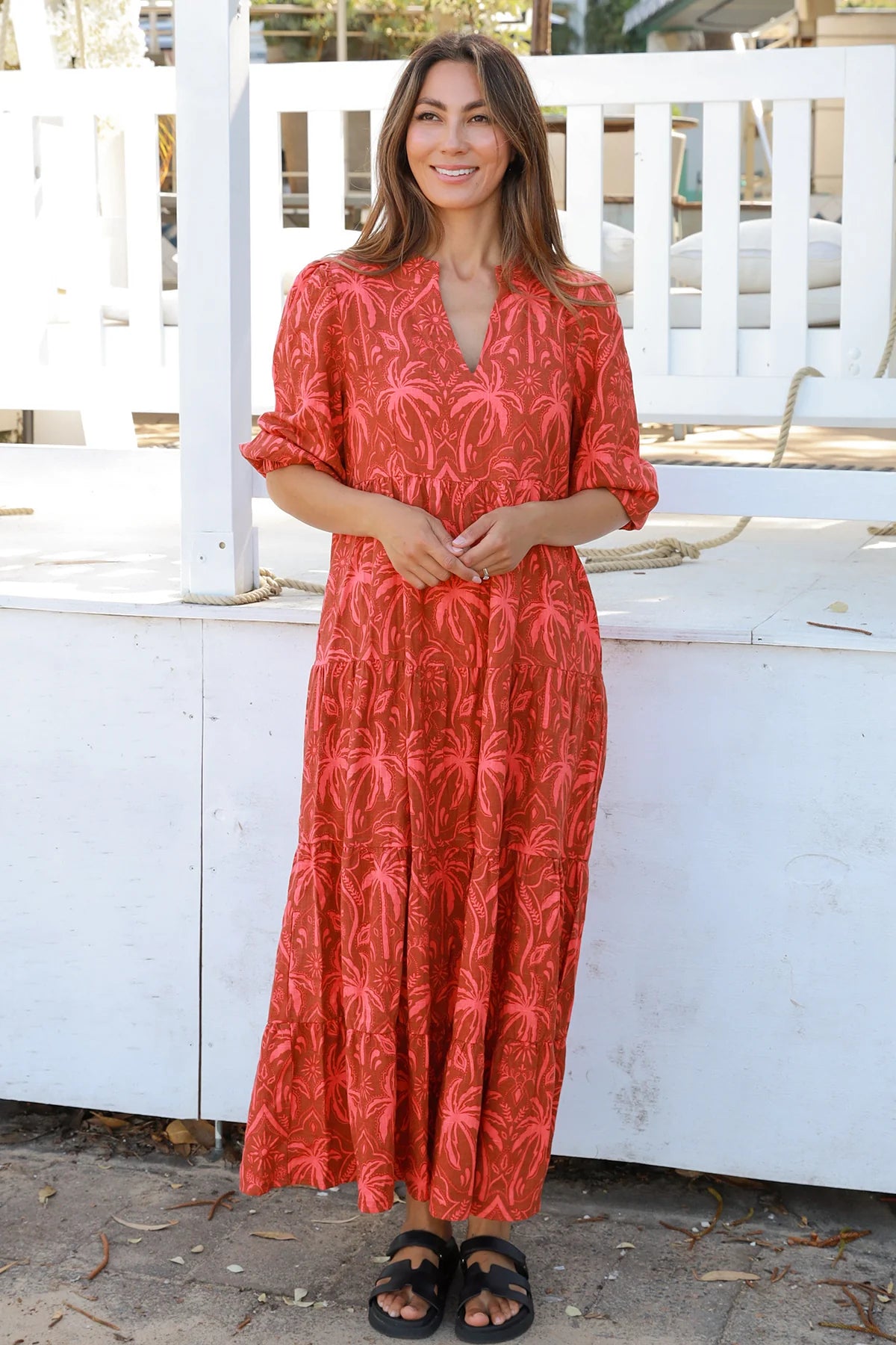 Zoey Long Sleeve Maxi Dress