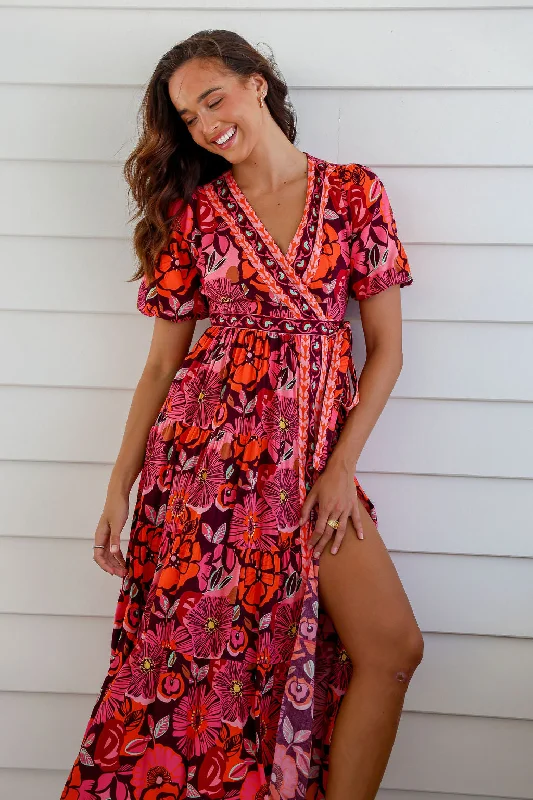 Baylee Wrap Maxi Dress