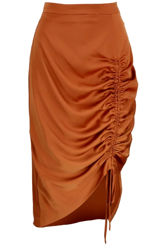 Sienna Drawstring Midi Skirt