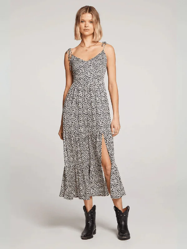 Maely Print Midi Dress