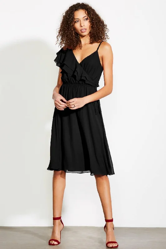 Cloud 9 Midi Dress Black