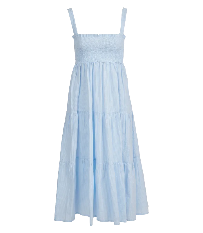 Helen Smocked Midi Dress