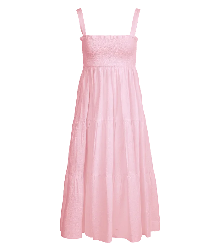 Helen Smocked Midi Dress