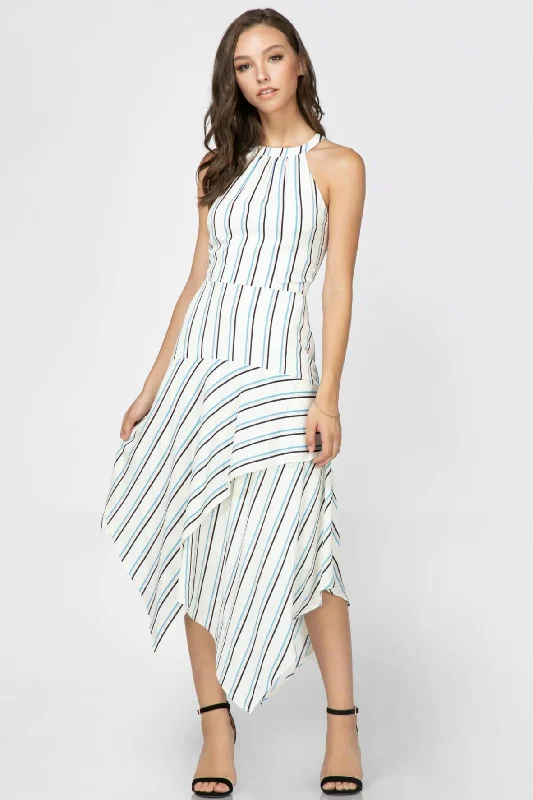 Layne Woven Halter Midi Dress