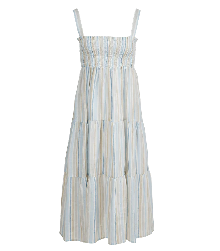 Helen Smocked Midi Dress