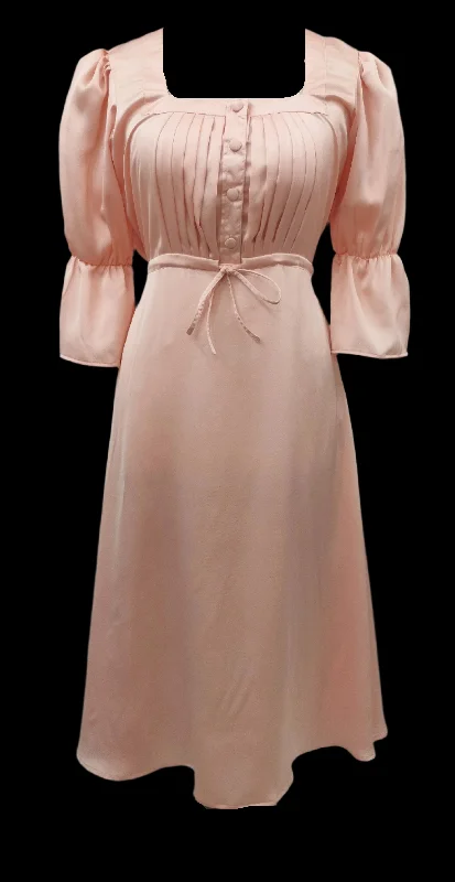 Stella Blush Pink Midi Dress