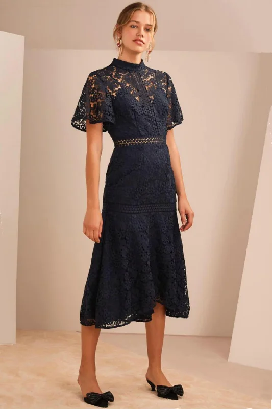 Utopia Lace Midi Dress