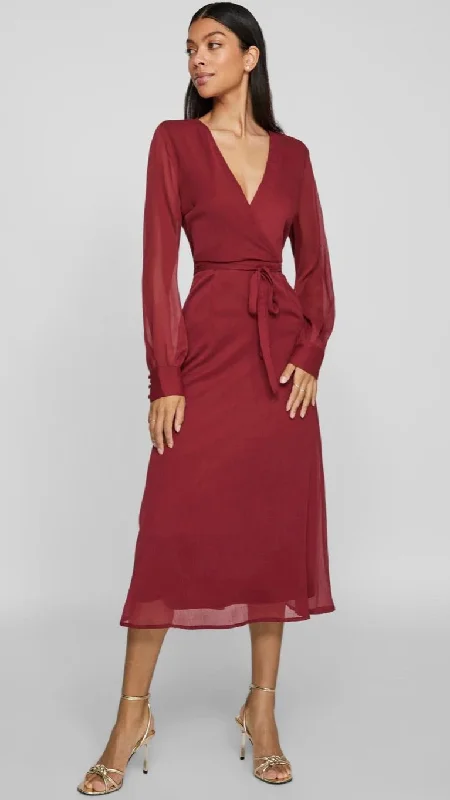 A2065 Vifalia Cabernet Midi dress