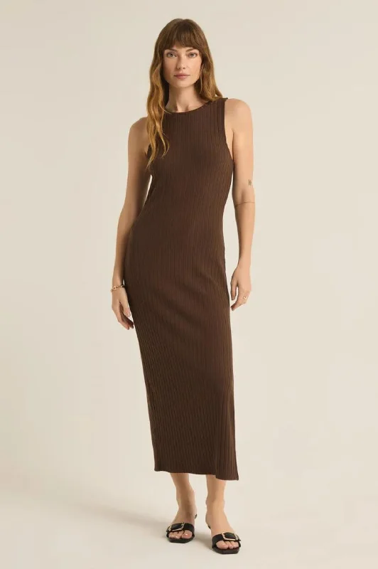 Raewyn Rib Midi Dress