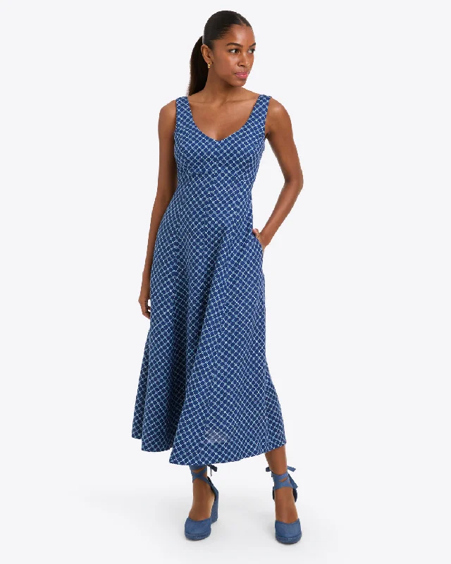 Opal Midi Dress in Linen