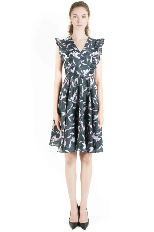 Foliage Midi Dress