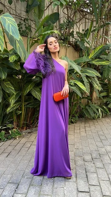 Elegant Purple Long Prom Dress,New Arrival Prom Gown cc547