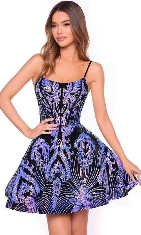 Amarra 88007 - Scoop A-Line Cocktail Dress