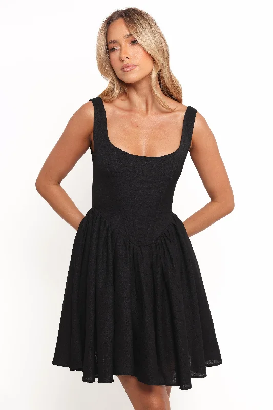 Acton Mini Dress - Black