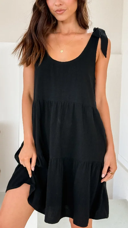 Adina Mini Dress - Black